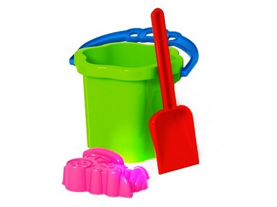 Песочный набор № 107 (ведро 0,7 л, формочка, совок 21 см)