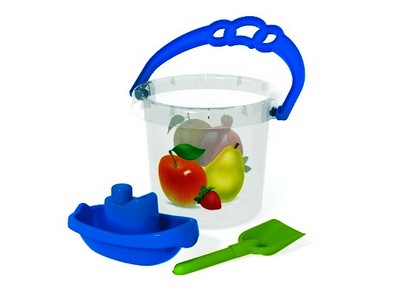 Песочный набор № 121 (ведро 0,8 л термо, совок 19 см, кораблик малый)