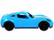 Машина Turbo "V" голубая 18,5 см И-5848 0