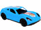 Машина Turbo "V" голубая 18,5 см И-5848 1