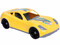 Машина Turbo "V" желтая 18,5 см И-5847 1