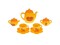 Набор посуды "Оранжевая корова" 7 предметов 27,5*20*5 см в кор. B1354519-R5 1