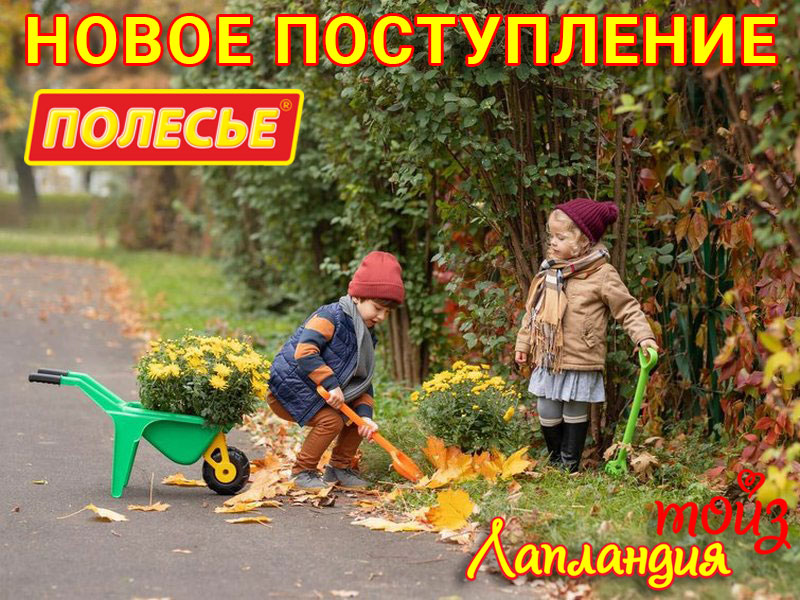 Новое поступление — Машины, детские наборы и каталки ТМ «Полесье».