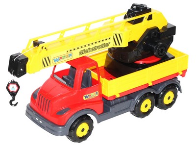 Автомобиль-кран "Муромец" с поворотной платформой в сеточке