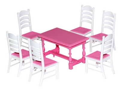 Набор мебели для кукол №6 7 эл. в пакете