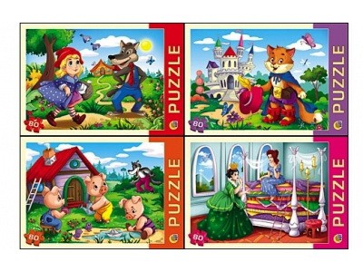 ПАЗЛЫ 80 элементов. В СКАЗОЧНОМ МИРЕ кратно 16