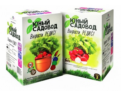 "Вырасти редис", арт.406, набор для детского творчества "Юный садовод "