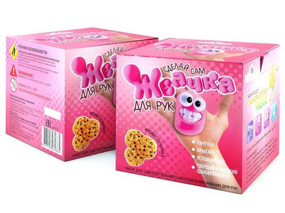 Купить оптом Набор для опытов и экспериментов "Жвачка для рук" печенька в Луганске