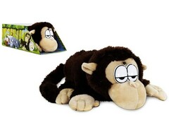 18166 [191]Интерактивная мягкая игрушка «Хохочущая обезьяна» 14 см № 191