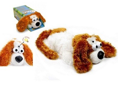 Интерактивная мягкая игрушка «Хохочущая собака» 14 см № 192