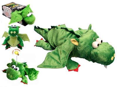 Интерактивная мягкая игрушка «Хохочущий дракон» 14 см №316