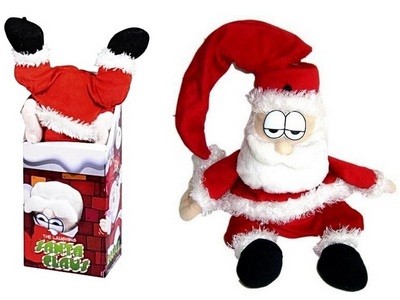 Интерактивная игрушка на батарейках «Санта» №195