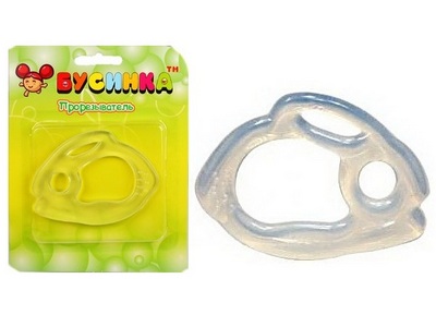 Прорезыватель силиконовый "Заяц" 1092
