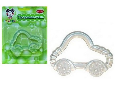 Прорезыватель силиконовый "Автомобиль" 1093