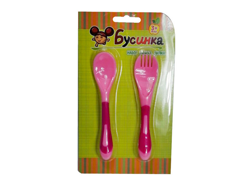 Набор ложка, вилка пластмассовые 149