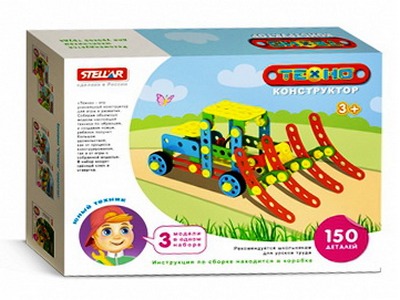 Конструктор "Техно" 150 дет. "Комбайн"