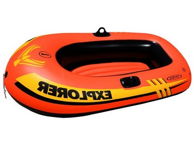 Надувная лодка двухместная до 95 кг 185*94*41см 58330NP