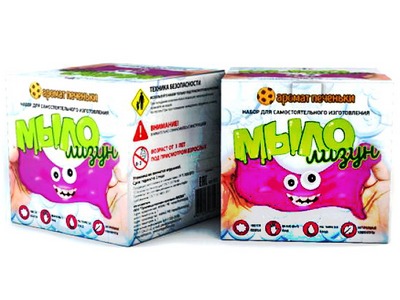 Набор для опытов и экспериментов "Мыло-лизун" печенька