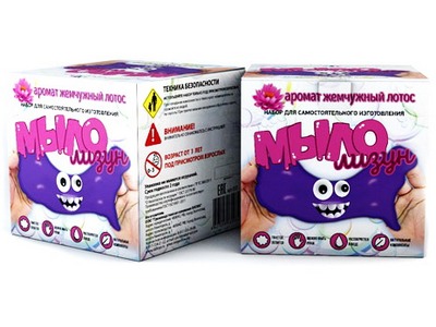 Купить оптом Набор для опытов и экспериментов "Мыло-лизун" жемчужный лотос в Луганске