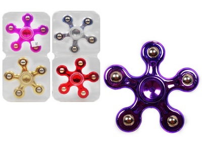 Спиннер металл. в пластиковой коробке №21