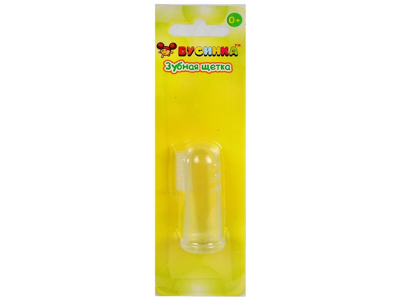 Зубная щетка силиконовая на палец 1835