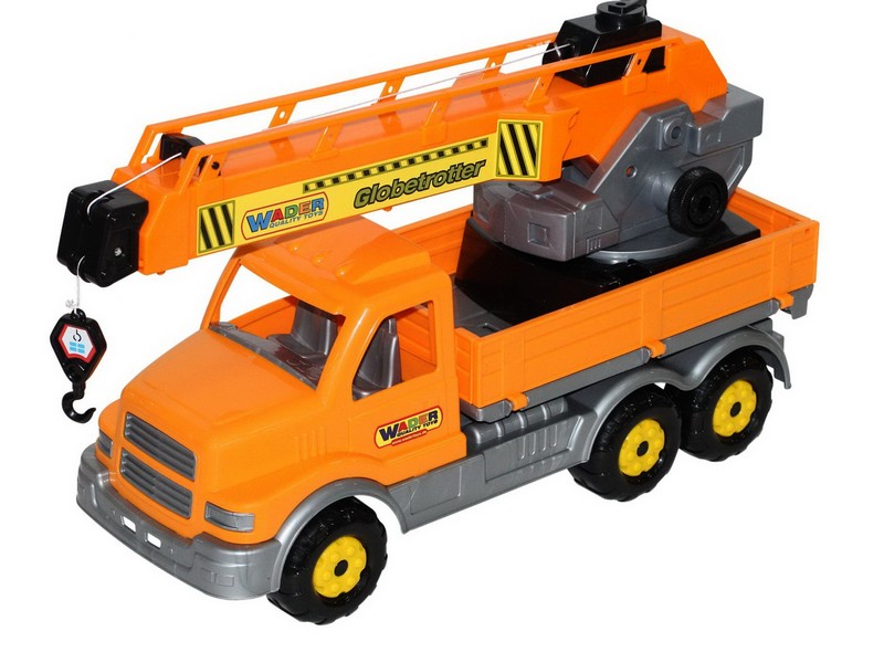 Автомобиль-кран "Сталкер" с поворотной платформой в сеточке