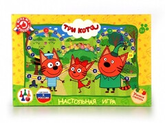 23152 []Настольная игра-ходилка «Три кота» в кор.