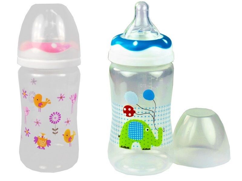 Бутылочка с широким горлышком 250 мл ПП 611