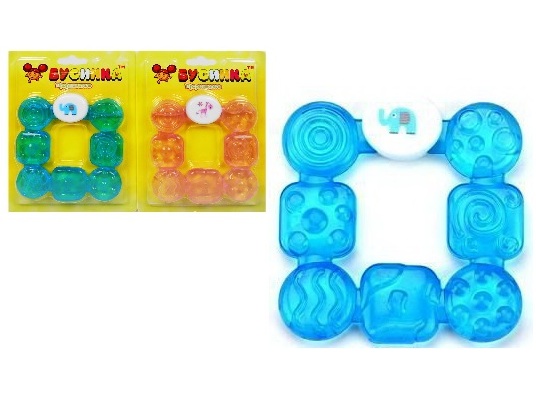 Прорезыватель "Квадрат" с водой