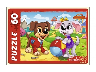 ПАЗЛЫ 60 элементов. ЗАБАВНЫЕ ЩЕНКИ