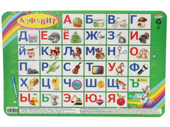 24820 [НПД-9261]Настольное покрытие для лепки А3 "АЛФАВИТ" (пластик)
