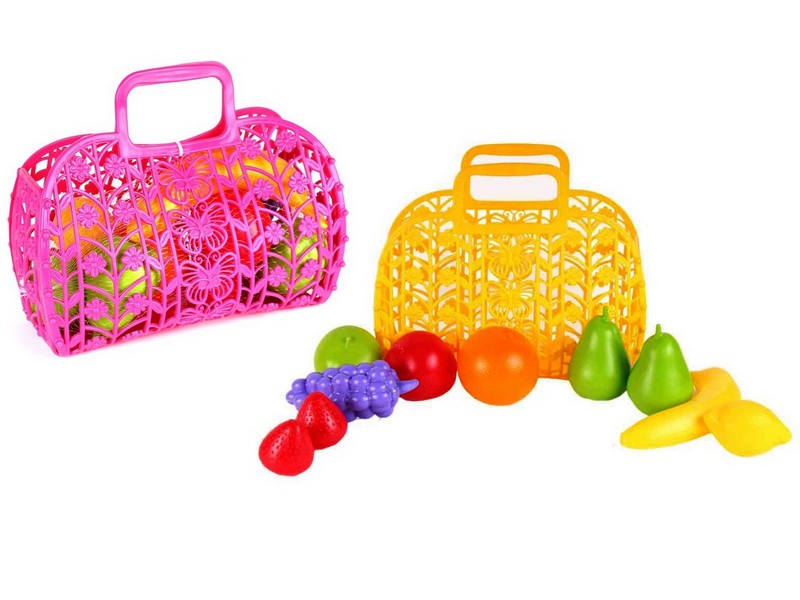 Набор "Фрукты" 7 эл. в корзине