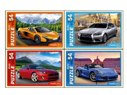 ПАЗЛЫ 54 элемента. МАШИНА МЕЧТА кратно 32