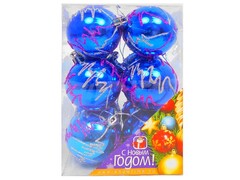 26719 [53-00168-140]ШАР 60ММ С РИСУНКОМ  ЛИНИИ 12ШТ 1ЦВ ПРОЗРАЧНАЯ КОРОБКА