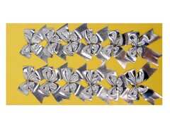 26746 [52-00469-1]БАНТ ЗОЛОТОЙ 4СМ 16ШТ В ПАКЕТЕ