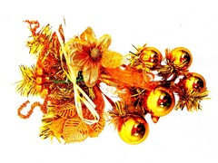 26765 [52-00403-34]КОЛОКОЛЬЧИКИ ПЛАСТИКОВЫЕ В СВЯЗКЕ С БАНТОМ 7ШТ В ПАКЕТЕ