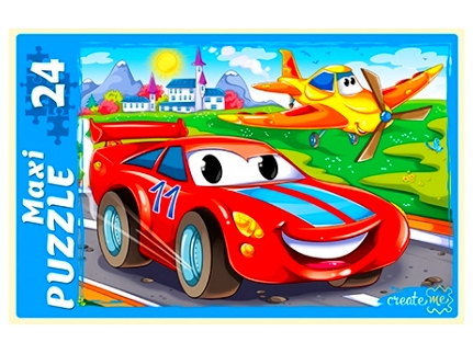 МАКСИ-ПАЗЛЫ 24 элемента. БЫСТРЫЕ ГОНКИ