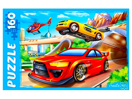 ПАЗЛЫ 160 элементов. НЕВЕРОЯТНЫЕ ГОНКИ