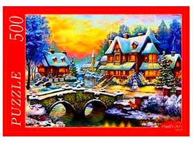 ПАЗЛЫ 500 элементов. СНЕЖНЫЙ ПЕЙЗАЖ