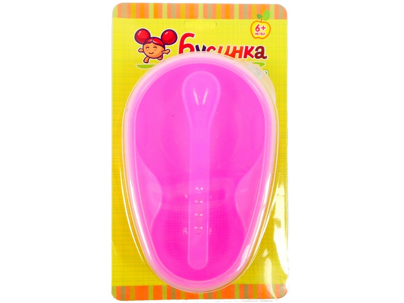 Тарелка с крышкой и ложкой 152