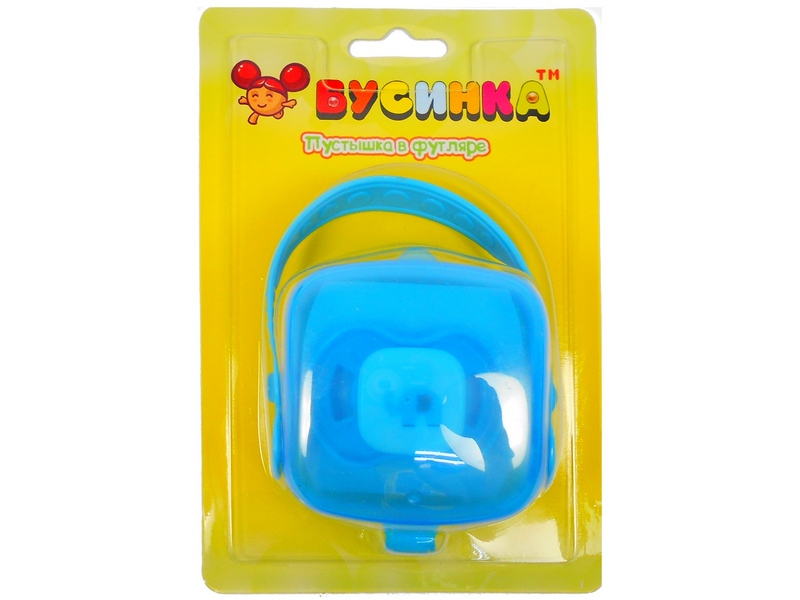 Пустышка в коробочке (6-18), силиконовая с прикусом 424БУС6-18