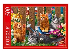 ПАЗЛЫ 500 элементов. КОТЯТА МЕЙН-КУН
