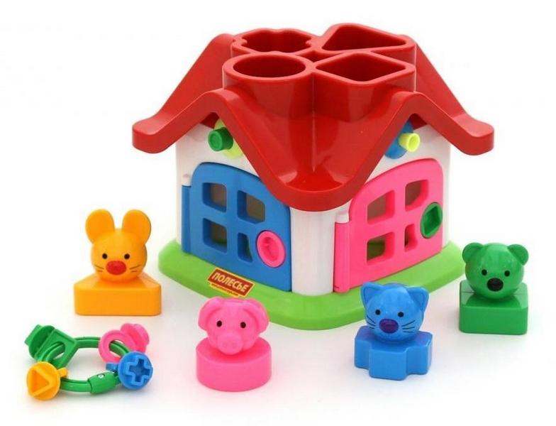 Логический теремок в сеточке