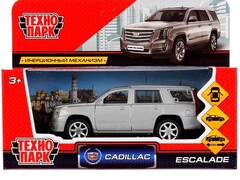 Технопарк. Машина "CADILLAC ESCALADE" металл. инерц. 12 см (открыв. двери, багажник) белый