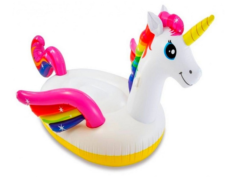 Купить оптом Надувной плотик "ЕДИНОРОГ" 201*140*97см 57561NP в Луганске