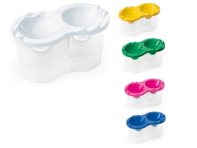 Стакан-непроливайка двойной СТАНДАРТ КРАСНЫЙ С-9004