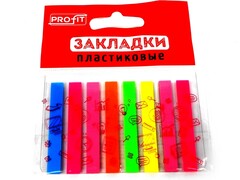 30683 [ЗС-1875]Закладки пластиковые 45*6 мм 8 цветов