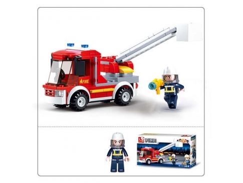 Конструктор "ПОЖАРНЫЕ СПАСАТЕЛИ" 136 дет. M38-B0632