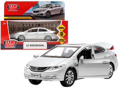 Технопарк. Машина "HONDA CIVIC" металл. инерц. 12 см (открыв. двери, багажник) серебристый