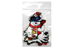 31455 [Т-0635]Магнит новогодний "Снеговик" Т-0635